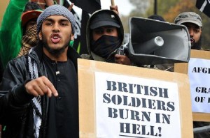 Brit Soldiers Burn in Hell